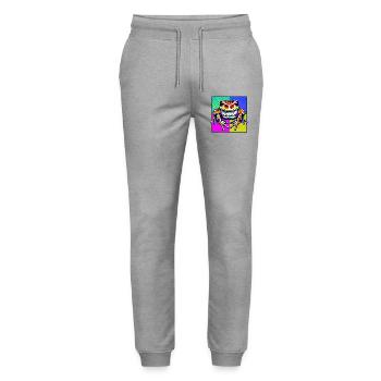 Frosch - Stanley/Stella Unisex Bio Jogginghose Mover  - Grau meliert - Vorne - Marisol (170cm) & Nik (191cm)