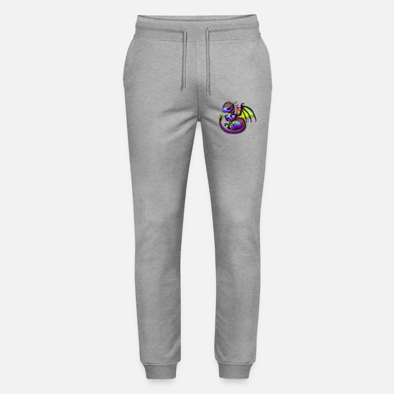 Drache - Stanley/Stella Unisex Bio Jogginghose Mover  - Grau meliert