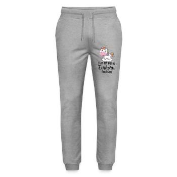 This is my unicorn costume - Stanley/Stella Mover Unisex Organic Jogging Trousers - heather grey - Front - Marisol (170cm) & Nik (191cm)
