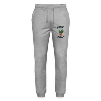 Fier parent de la plante - Pantalon de jogging bio MOVER Stanley/Stella unisexe - gris chiné - Devant - Marisol (170cm) & Nik (191cm)