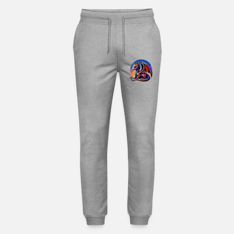 Drache - Stanley/Stella Unisex Bio Jogginghose Mover  - Grau meliert