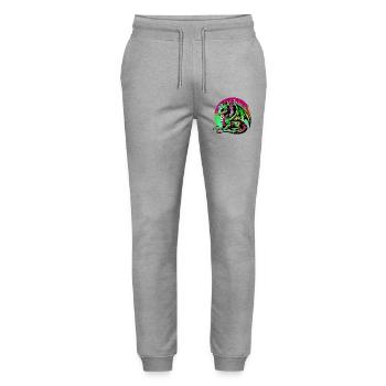 Dragon - Pantalon de jogging bio MOVER Stanley/Stella unisexe - gris chiné - Devant - Marisol (170cm) & Nik (191cm)