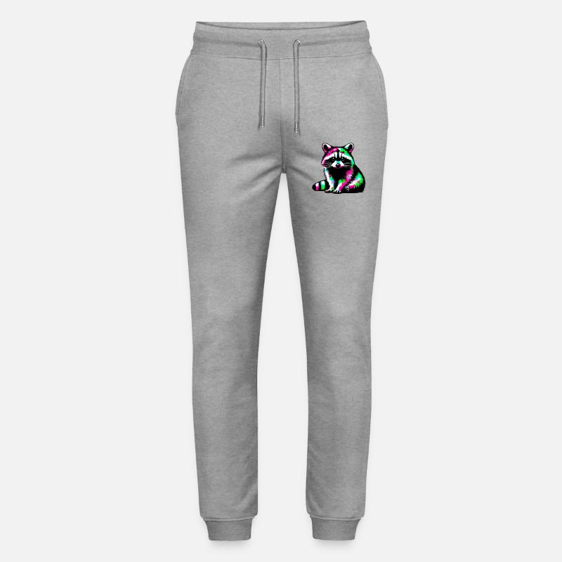 Waschbär - Stanley/Stella Unisex Bio Jogginghose Mover  - Grau meliert