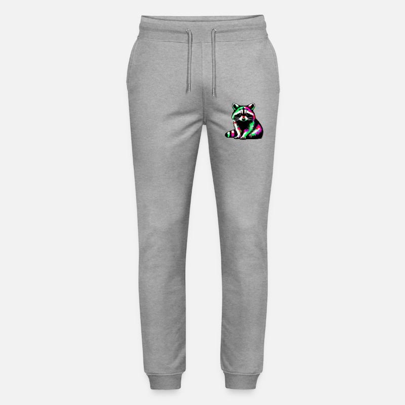 Waschbär - Stanley/Stella Unisex Bio Jogginghose Mover  - Grau meliert