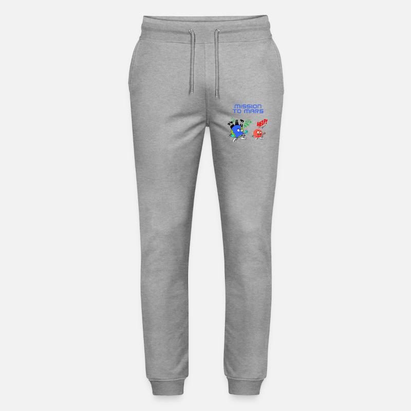 Mission zum Mars - Stanley/Stella Unisex Bio Jogginghose Mover  - Grau meliert
