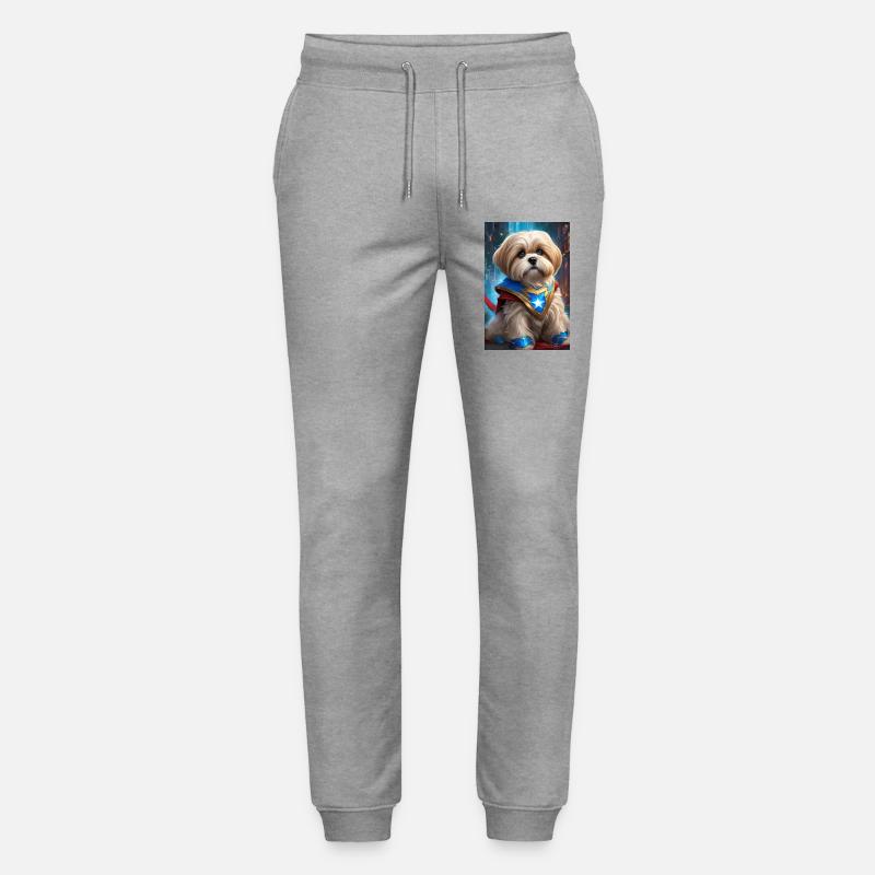 Hero Pup Starcrest Umhang - Stanley/Stella Unisex Bio Jogginghose Mover  - Grau meliert