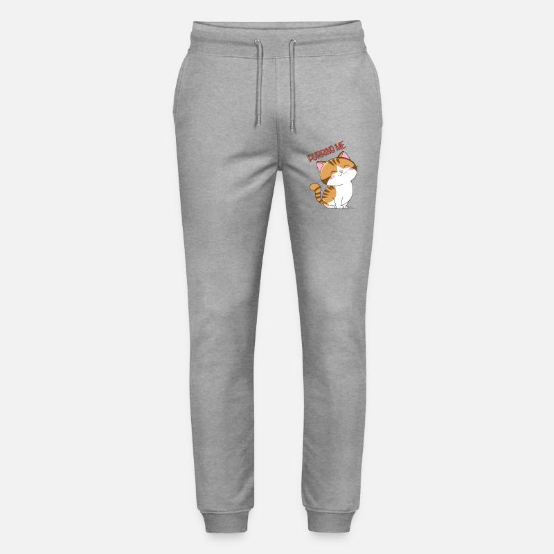 Purring me katze - Stanley/Stella Unisex Bio Jogginghose Mover  - Grau meliert
