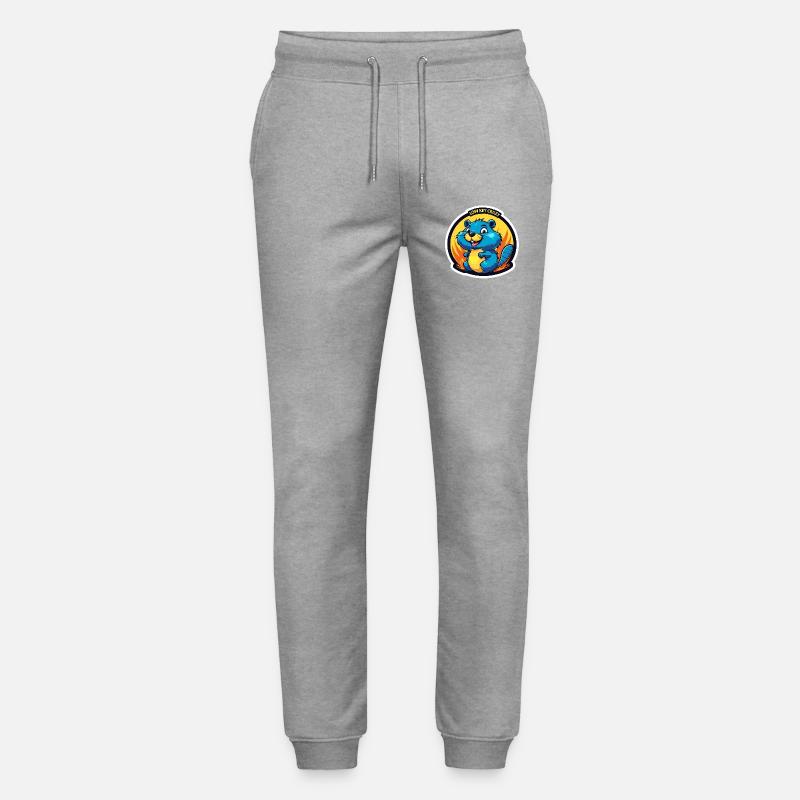 Low Key Crazy Bieber - Stanley/Stella Unisex Bio Jogginghose Mover  - Grau meliert
