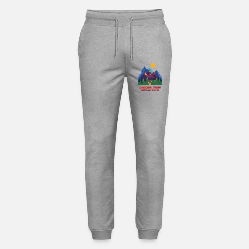 Retro Gaming Abenteuer - Stanley/Stella Unisex Bio Jogginghose Mover  - Grau meliert