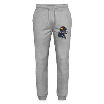 Footballeur - Pantalon de jogging bio MOVER Stanley/Stella unisexe - gris chiné - Devant - Marisol (170cm) & Nik (191cm)
