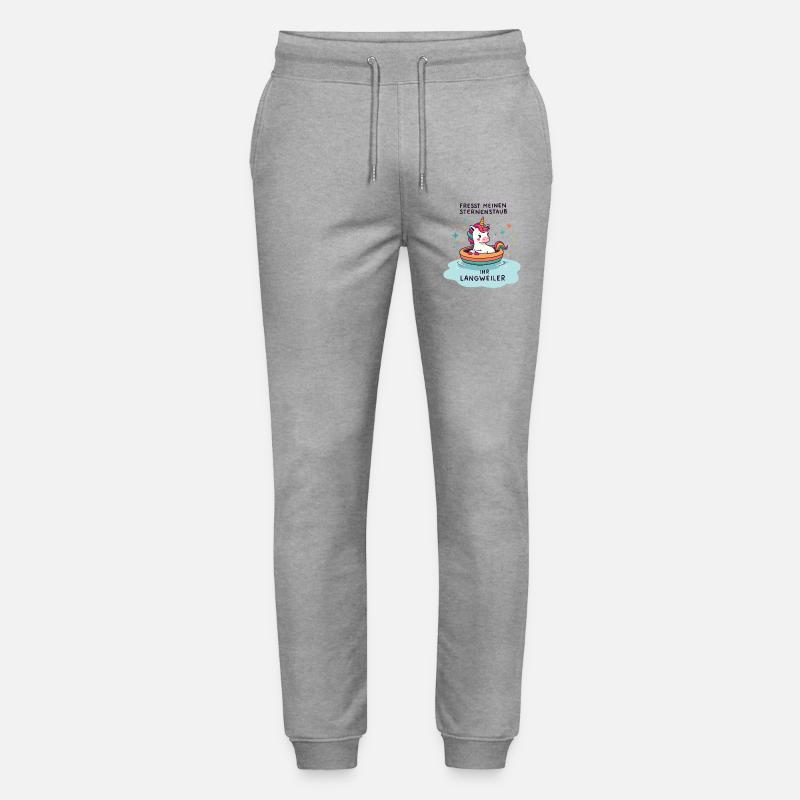 Einhorn Bootsfahrt - Stanley/Stella Unisex Bio Jogginghose Mover  - Grau meliert