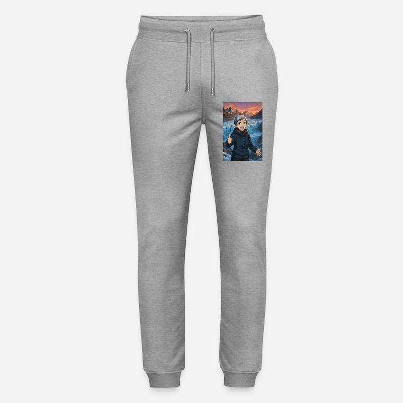 Freudige eisige Wanderung - Stanley/Stella Unisex Bio Jogginghose Mover  - Grau meliert