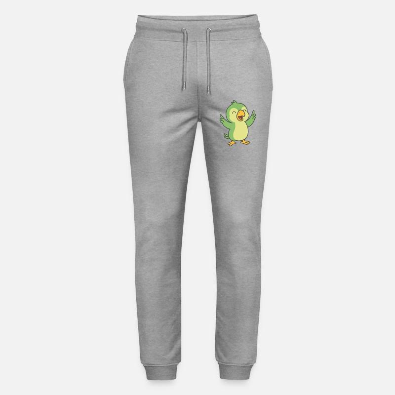 Party-Papagei - Stanley/Stella Unisex Bio Jogginghose Mover  - Grau meliert
