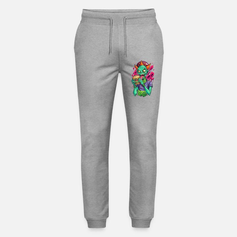Burger Alien - Stanley/Stella Unisex Bio Jogginghose Mover  - Grau meliert