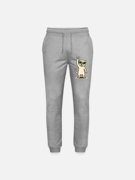 Wieselrocker - Stanley/Stella Mover Unisex Organic Jogging Trousers - heather grey