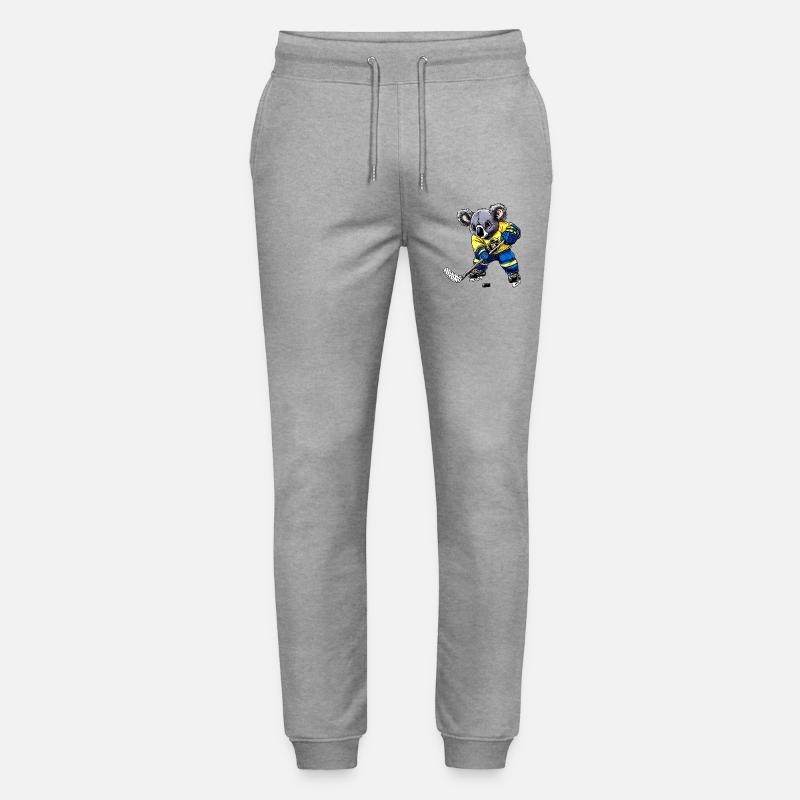 Koalas Eishockey - Stanley/Stella Unisex Bio Jogginghose Mover  - Grau meliert