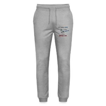 Mode oiseau activé - Pantalon de jogging bio MOVER Stanley/Stella unisexe - gris chiné - Devant - Marisol (170cm) & Nik (191cm)
