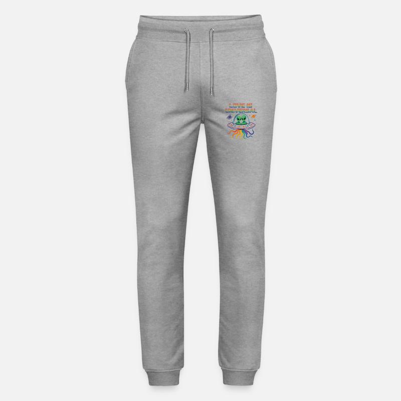 love is universal - Stanley/Stella Unisex Bio Jogginghose Mover  - Grau meliert