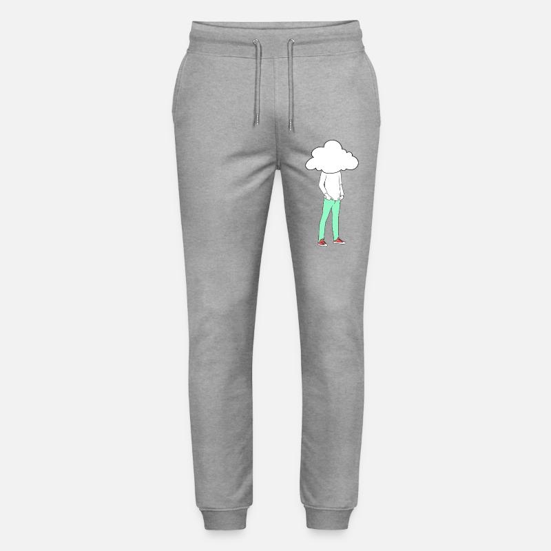 Kopf in den Wolken - Stanley/Stella Unisex Bio Jogginghose Mover  - Grau meliert