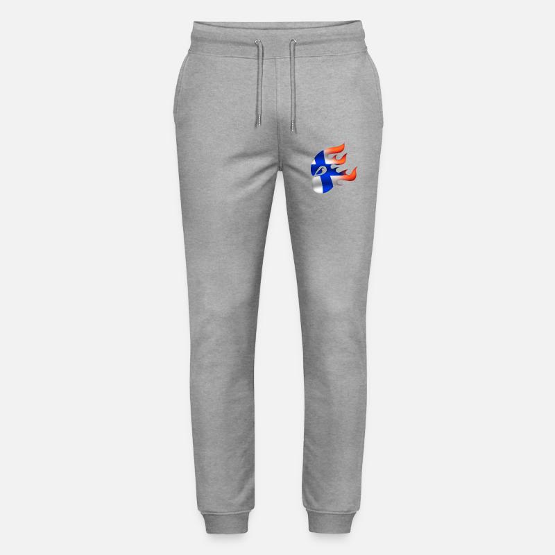 Drapeau de la Finlande - Finlande - Ninja - Pantalon de jogging bio MOVER Stanley/Stella unisexe - gris chiné