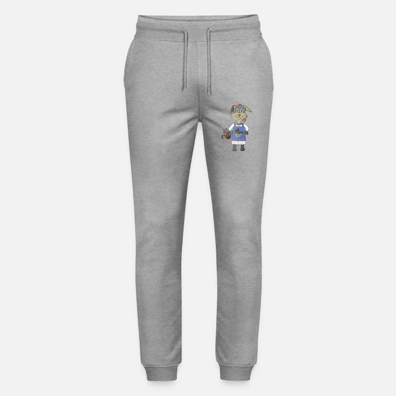 Moerchen Hase Frische vom Feld - Stanley/Stella Unisex Bio Jogginghose Mover  - Grau meliert