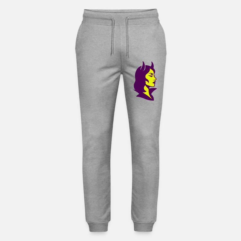 She Devil Pop Art - Stanley/Stella Unisex Bio Jogginghose Mover  - Grau meliert