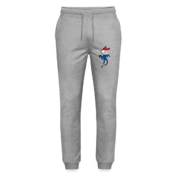 Flag of the Netherlands - Netherlands - Silhouette of - Stanley/Stella Mover Unisex Organic Jogging Trousers - heather grey - Front - Marisol (170cm) & Nik (191cm)
