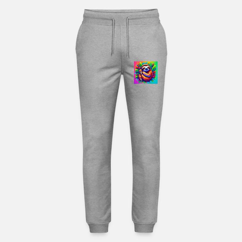 Faultier - Stanley/Stella Unisex Bio Jogginghose Mover  - Grau meliert