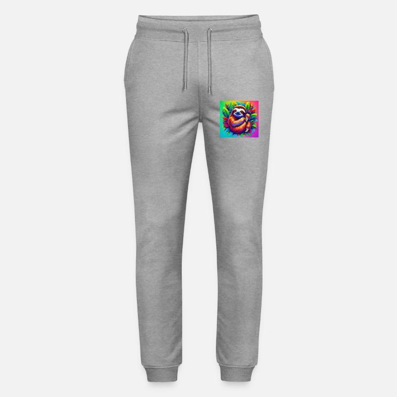 Faultier - Stanley/Stella Unisex Bio Jogginghose Mover  - Grau meliert