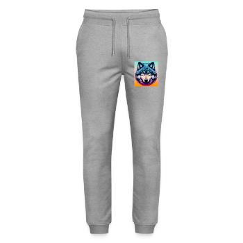 Wolf - Stanley/Stella Unisex Bio Jogginghose Mover  - Grau meliert - Vorne - Marisol (170cm) & Nik (191cm)