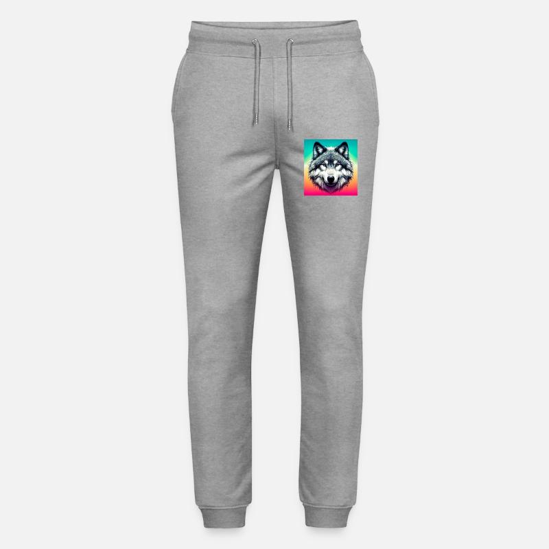 Wolf - Stanley/Stella Unisex Bio Jogginghose Mover  - Grau meliert