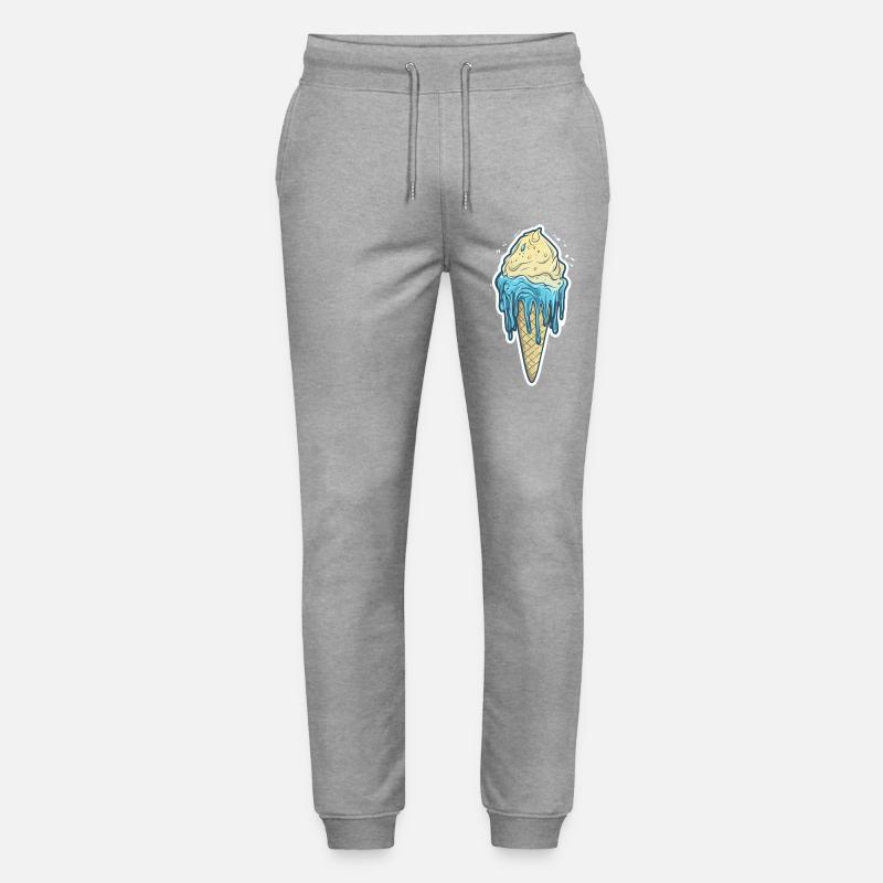 Eiscreme Eis - Stanley/Stella Unisex Bio Jogginghose Mover - Grau meliert
