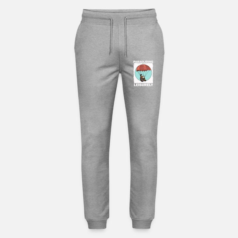 Paragliding Entspannung Design - Stanley/Stella Unisex Bio Jogginghose Mover  - Grau meliert