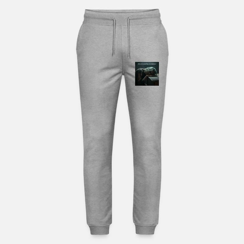 N’interférez pas avec la pensée ! - Pantalon de jogging bio MOVER Stanley/Stella unisexe - gris chiné