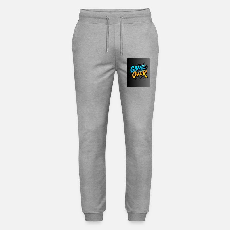 Graffiti Style Game Over Design - Stanley/Stella Unisex Bio Jogginghose Mover  - Grau meliert