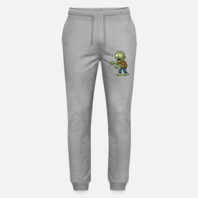 Gruseliger Comic Zombie - Stanley/Stella Unisex Bio Jogginghose Mover  - Grau meliert