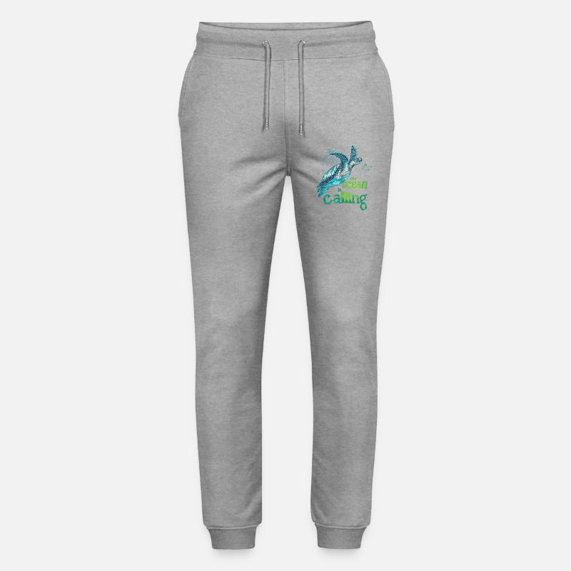 L’appel de l’océan - Turtle Sea - Pantalon de jogging bio MOVER Stanley/Stella unisexe - gris chiné