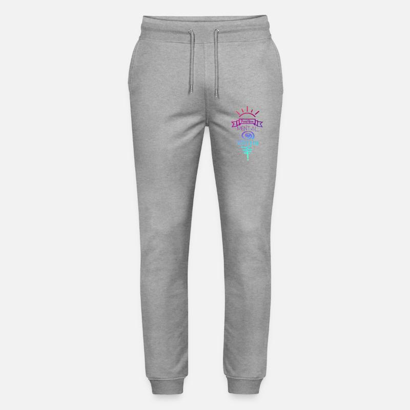 Positive mentale Einstellung - Stanley/Stella Unisex Bio Jogginghose Mover  - Grau meliert