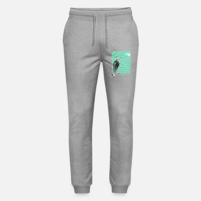 Windsurf Diva Neonsee - Stanley/Stella Unisex Bio Jogginghose Mover  - Grau meliert