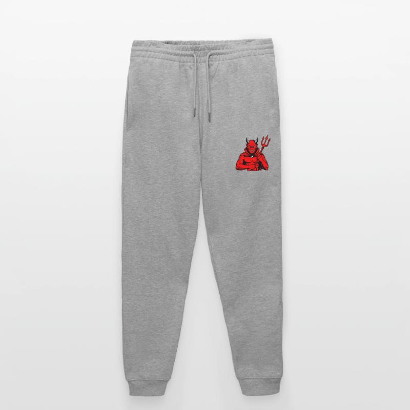 Devil Trident Satan Hell Evil Horns Horror Stanley/Stella Mover Unisex Organic Jogging Trousers