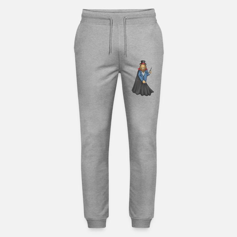 Löwe Zauberer Zauberstab - Stanley/Stella Unisex Bio Jogginghose Mover  - Grau meliert