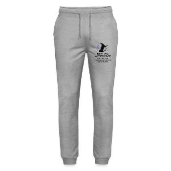 Halloween - Witch - Stanley/Stella Mover Unisex Organic Jogging Trousers - heather grey - Front - Marisol (170cm) & Nik (191cm)