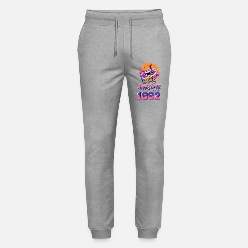 Kassette Neon 1992 - Stanley/Stella Unisex Bio Jogginghose Mover  - Grau meliert
