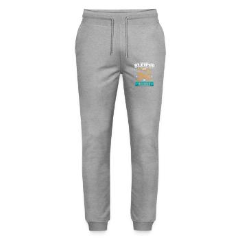 Auto Tuner Tuning Kfz Werkstatt Mechaniker Spruch - Stanley/Stella Unisex Bio Jogginghose Mover  - Grau meliert - Vorne - Marisol (170cm) & Nik (191cm)