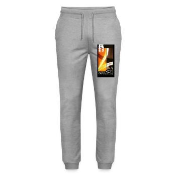 --_swag_orange_noir_blanc_grg_10tray_4_style_b - Stanley/Stella Mover Unisex Organic Jogging Trousers - heather grey - Front - Marisol (170cm) & Nik (191cm)