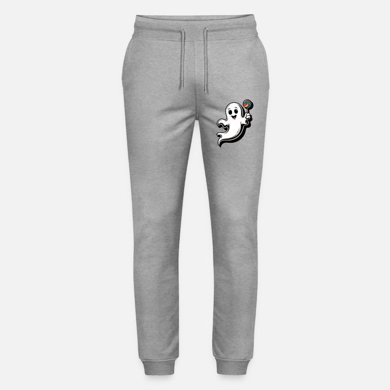 Fröhlicher Geist mit Lollipop - Stanley/Stella Unisex Bio Jogginghose Mover  - Grau meliert