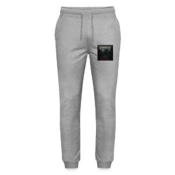 System Stroke Band Merchandising - Stanley/Stella Mover Unisex Organic Jogging Trousers - heather grey - Front - Marisol (170cm) & Nik (191cm)