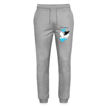 Alpes Maritimes - Stanley/Stella Unisex Bio Jogginghose Mover  - Grau meliert - Vorne - Marisol (170cm) & Nik (191cm)