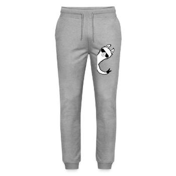 Lama Cool Sonnenbrille Not My Problama Peace Hand - Stanley/Stella Unisex Bio Jogginghose Mover  - Grau meliert - Vorne - Marisol (170cm) & Nik (191cm)