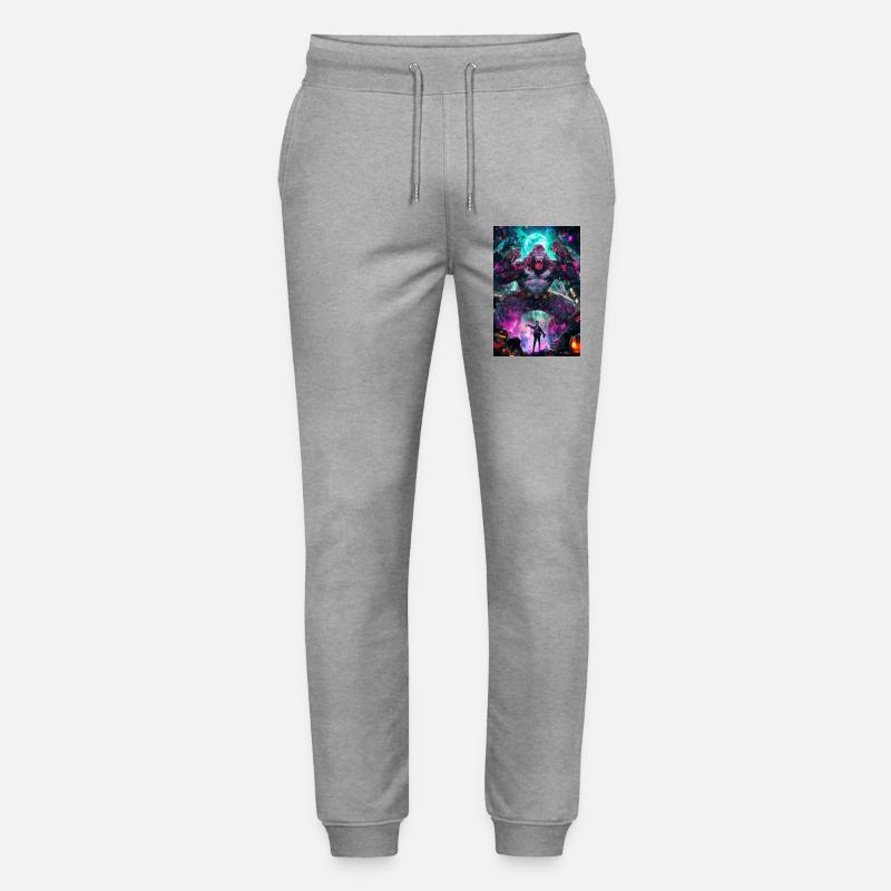 DJ Gorilla – Final Impact | Joyverse - Stanley/Stella Unisex Bio Jogginghose Mover  - Grau meliert